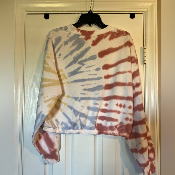 Z Supply Britton Crop Tie Dye Pullover size M - Picture 4 of 9